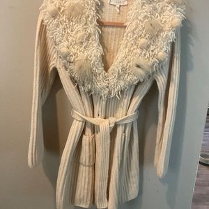Escada chunky cable sweater